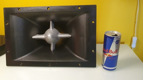 Bullet horn 35cm 23cm - 23cm, for