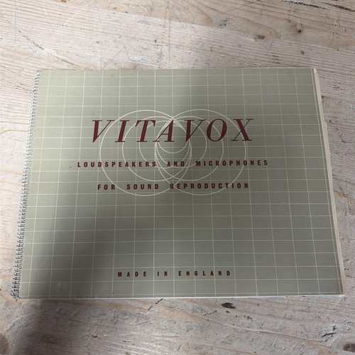 Vitavox loudspeakers and - vitavox,