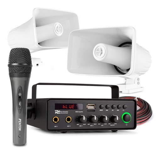12v powered horn speaker - 12v,